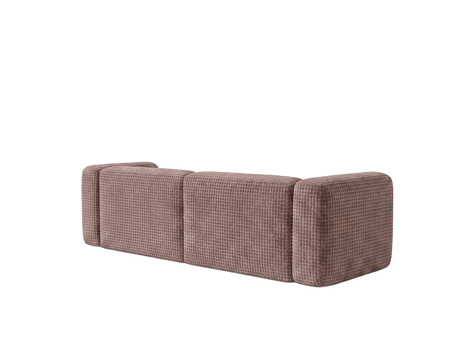 Narożnik w kształcie L mini, tkanina szenil Cremona, Taupe, Prawy, GRETA