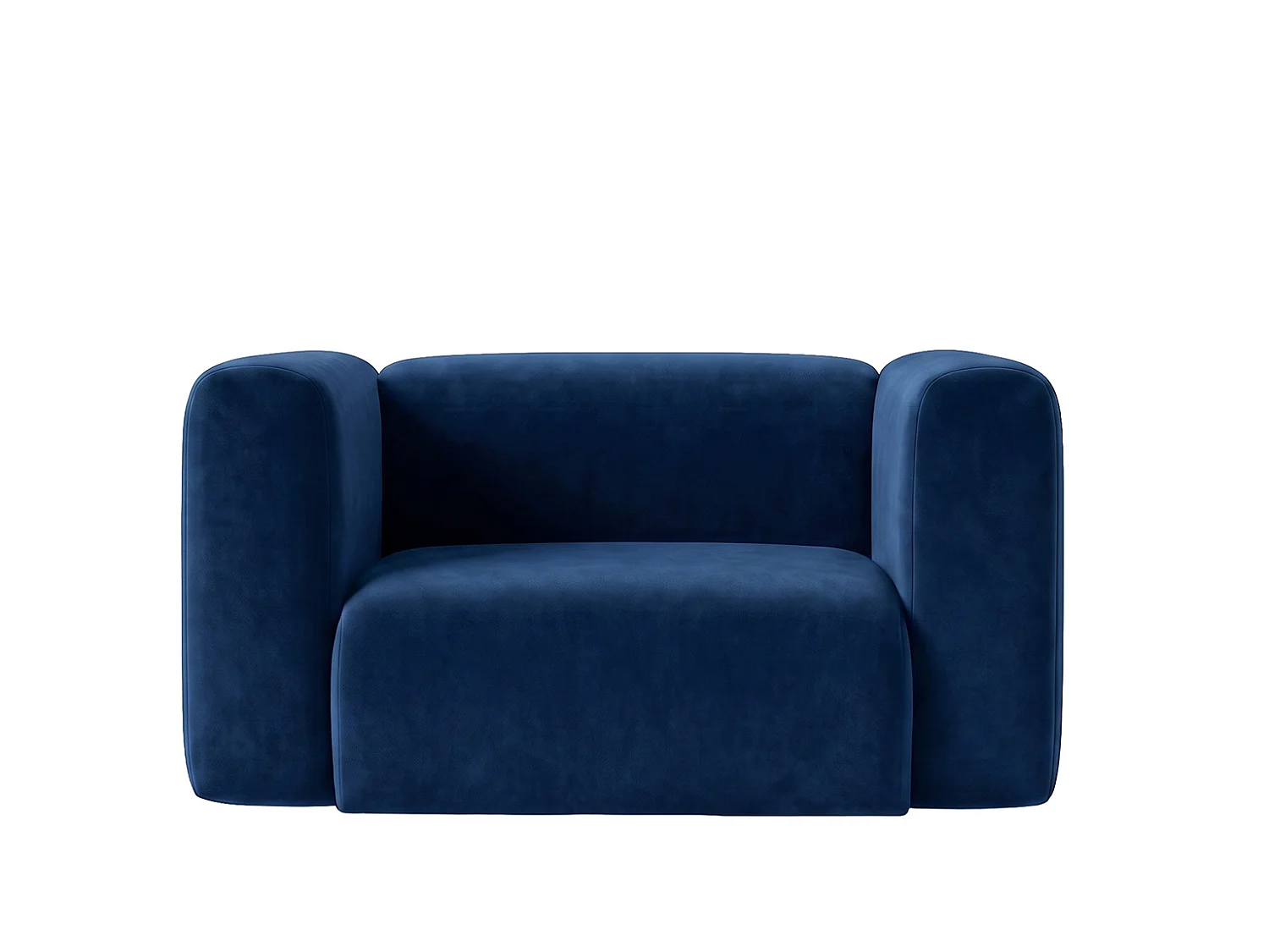 Fotel do salonu, w tkaninie Velvet Bluvel, Atramentowy, GRETA