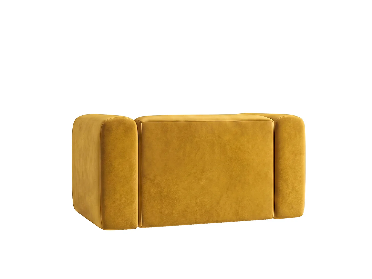 Fotel do salonu, w tkaninie Velvet Bluvel, Złoty, GRETA