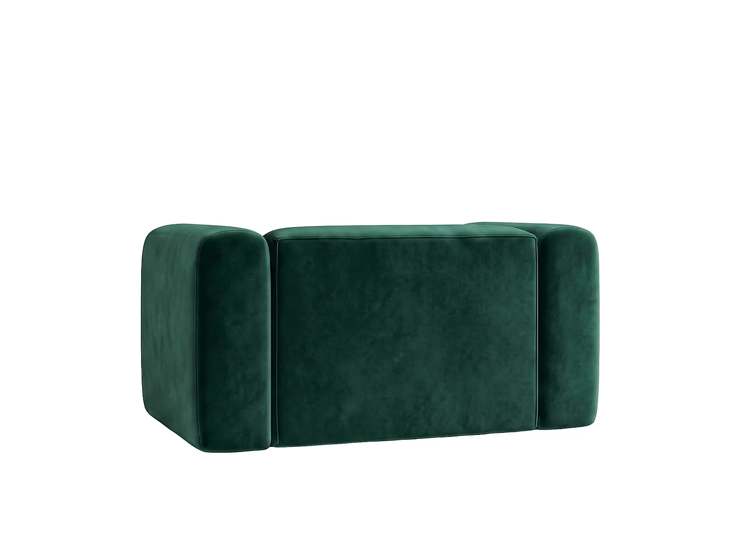 Fotel do salonu, w tkaninie Velvet Bluvel, Zielony, GRETA