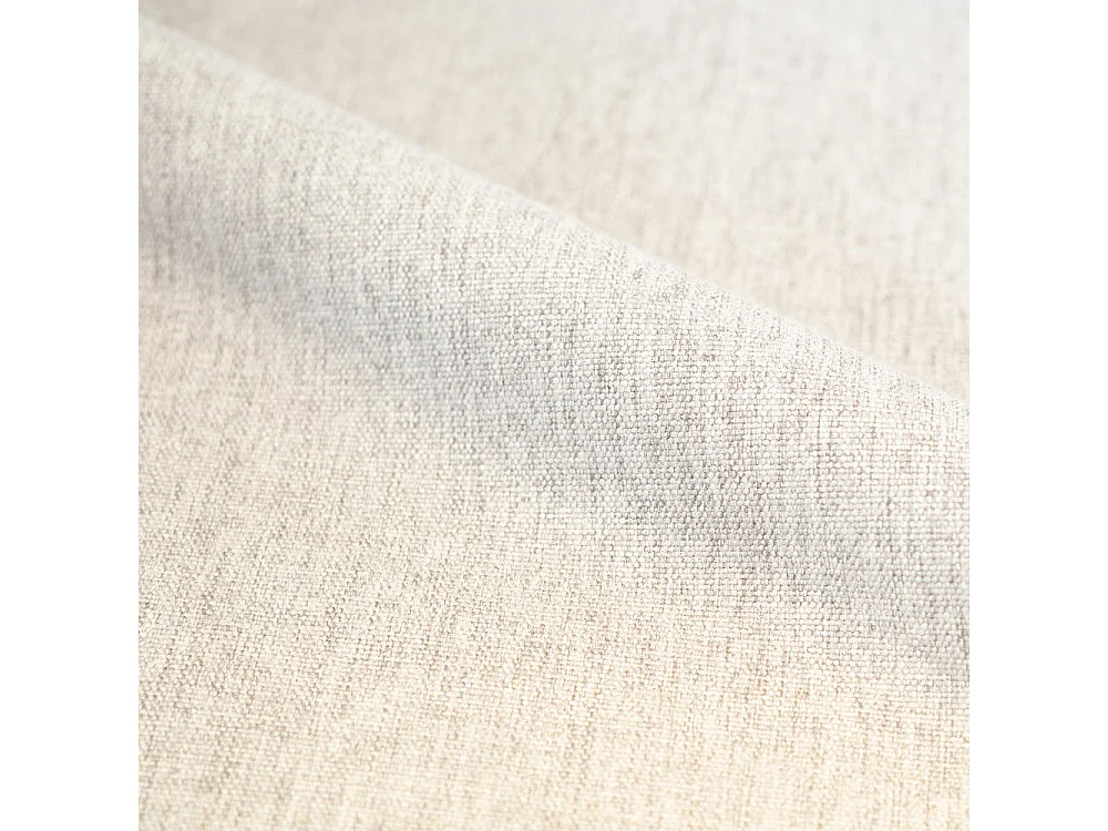 Set di 2 sedie in tessuto beige e legno di caucciù scuro - Yuna