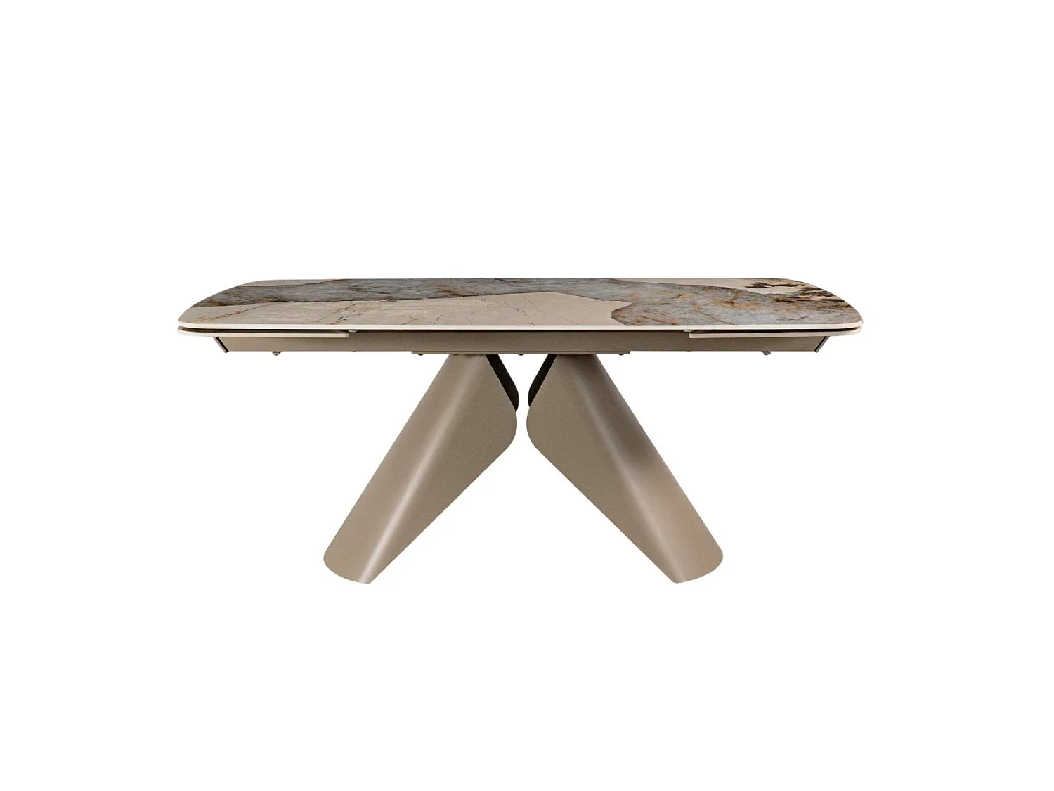 Tavolo da pranzo allungabile 180/260 x 100,  con piano in ceramica