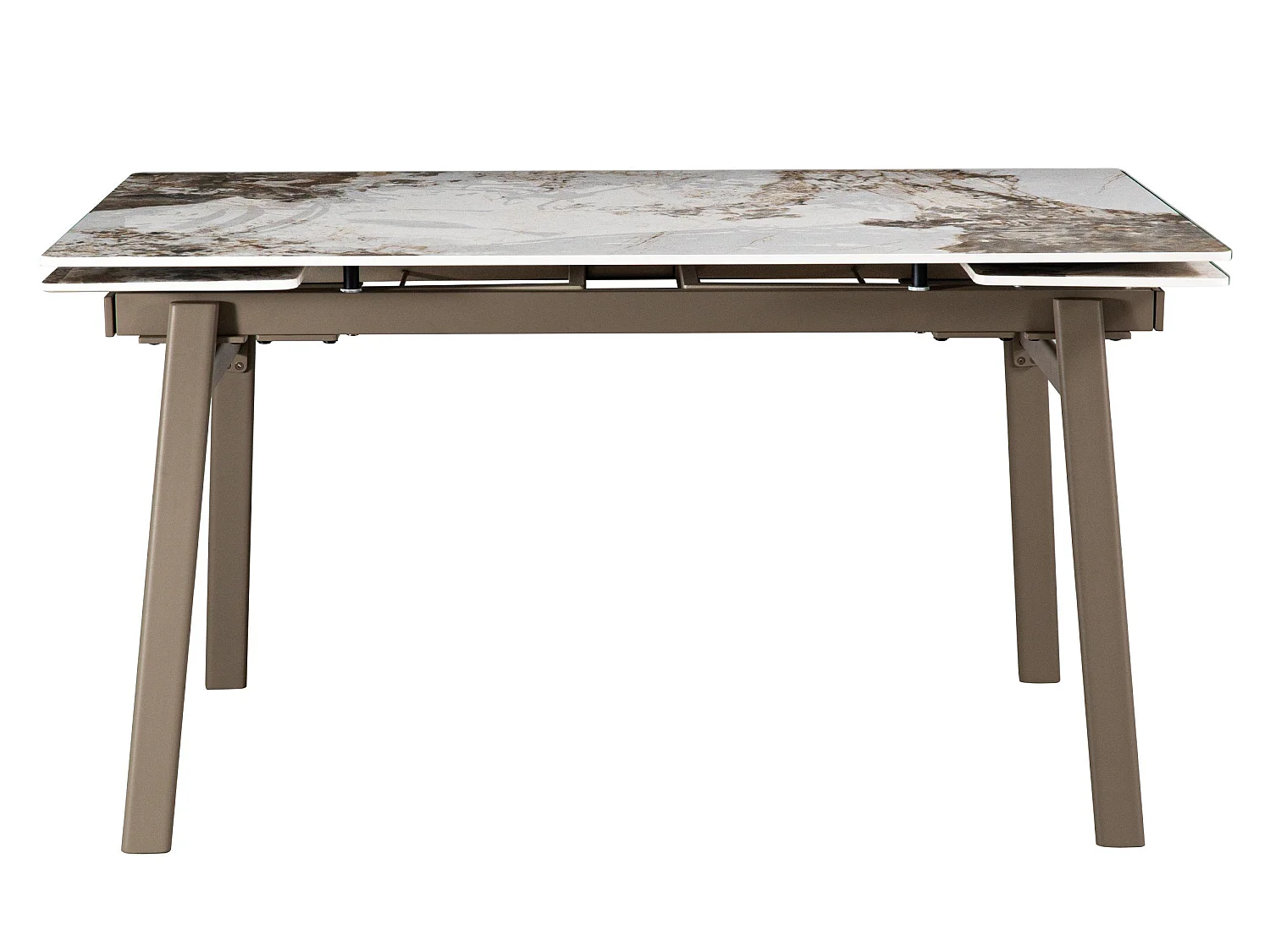 Tavolo da pranzo allungabile 140/200×80, piano in ceramica