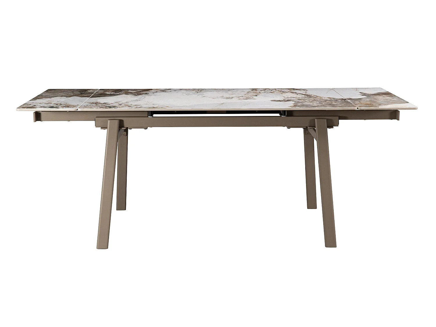 Tavolo da pranzo allungabile 140/200×80, piano in ceramica