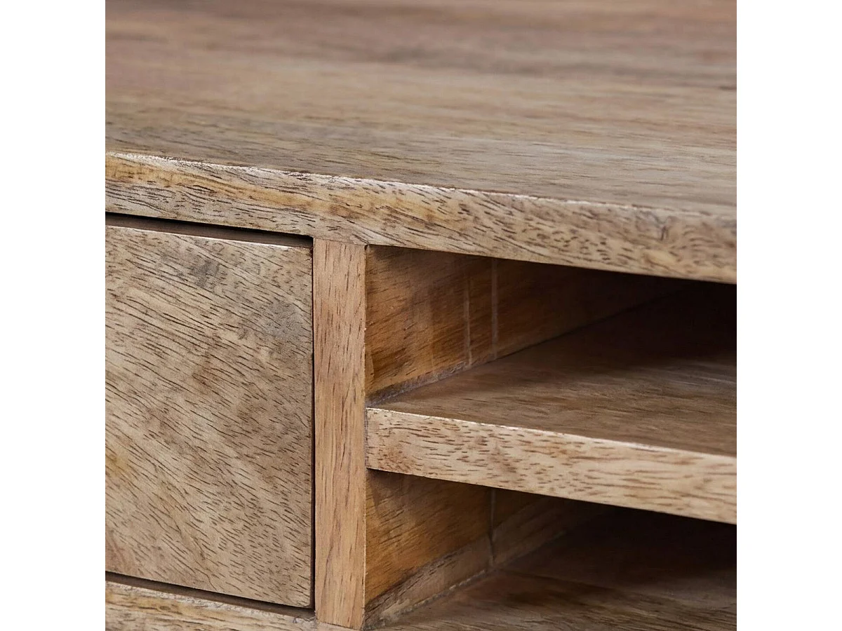 Bureau en bois de manguier Aurila