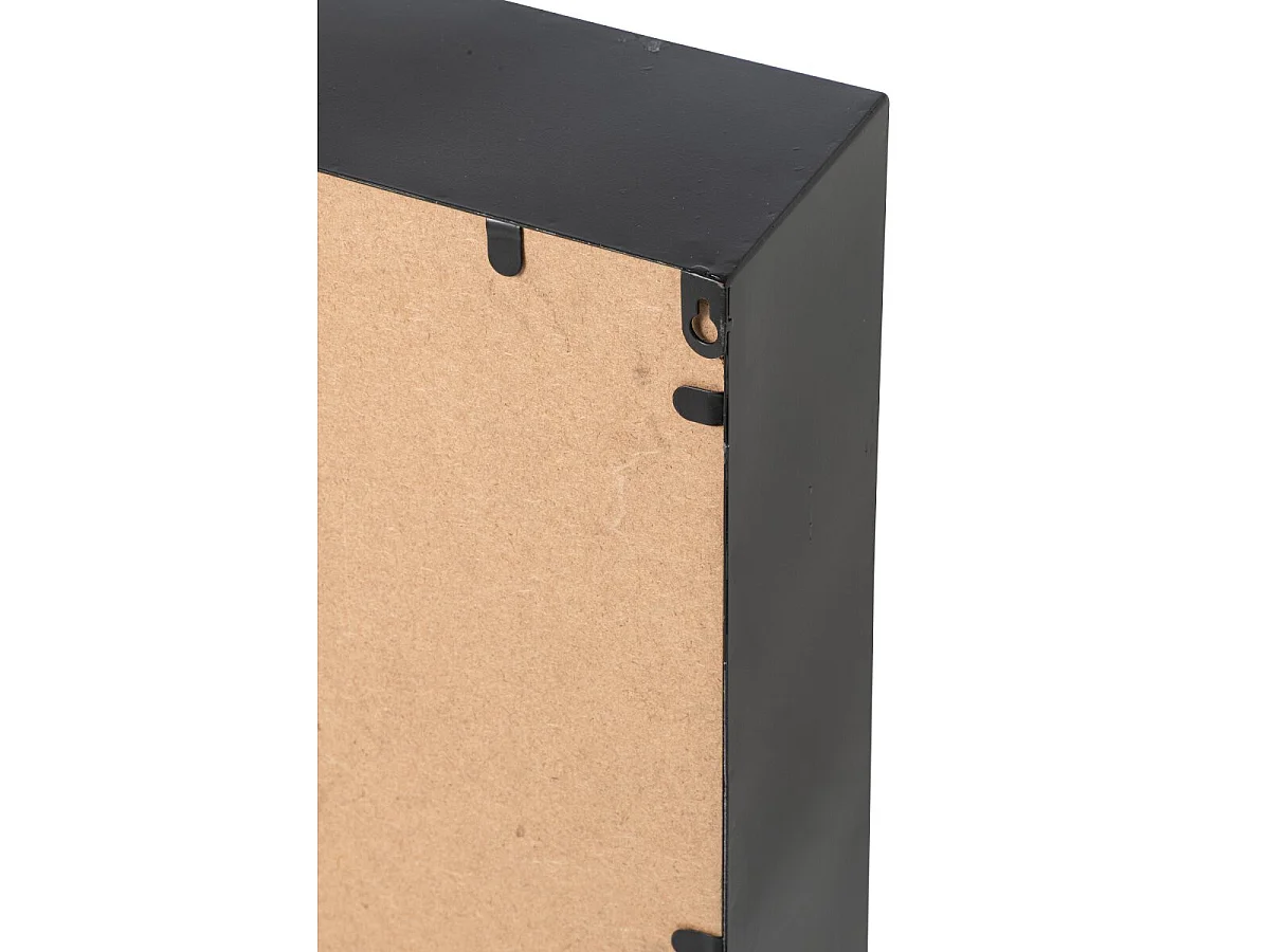 Horloge Murale Triptyque "Dagny" 225cm Noir