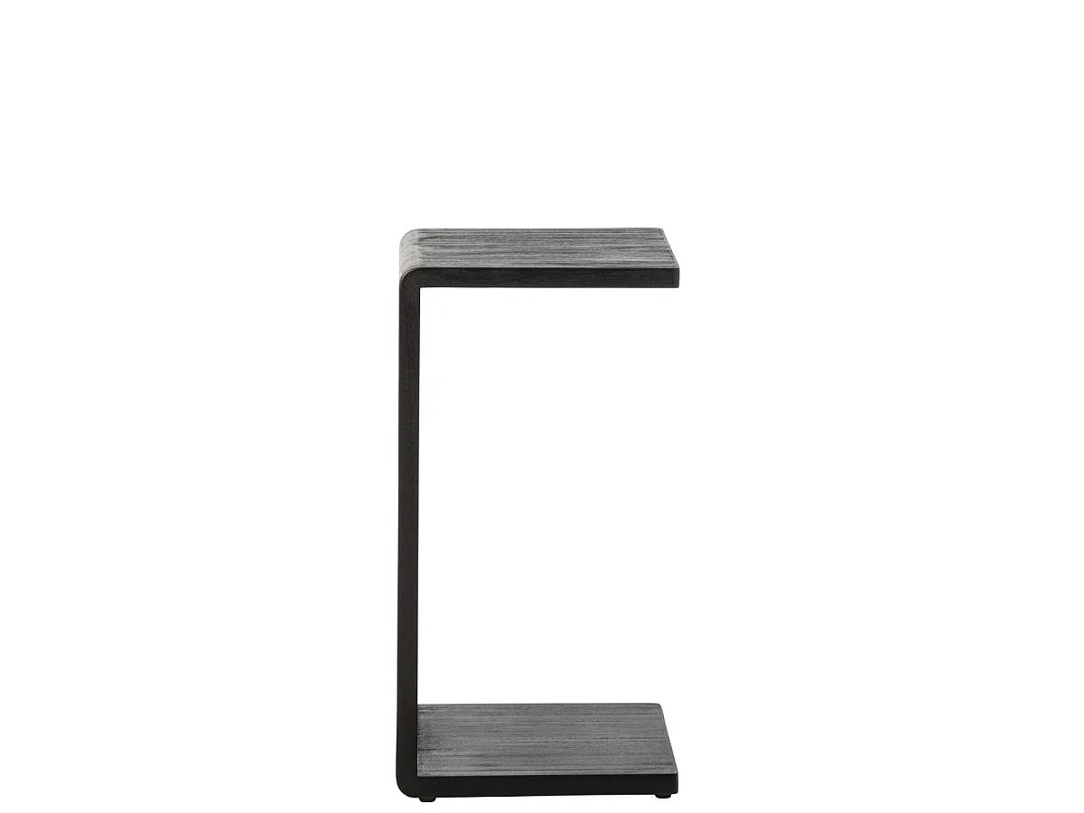 Table d'Appoint en Bois "Lars" 65cm Noir