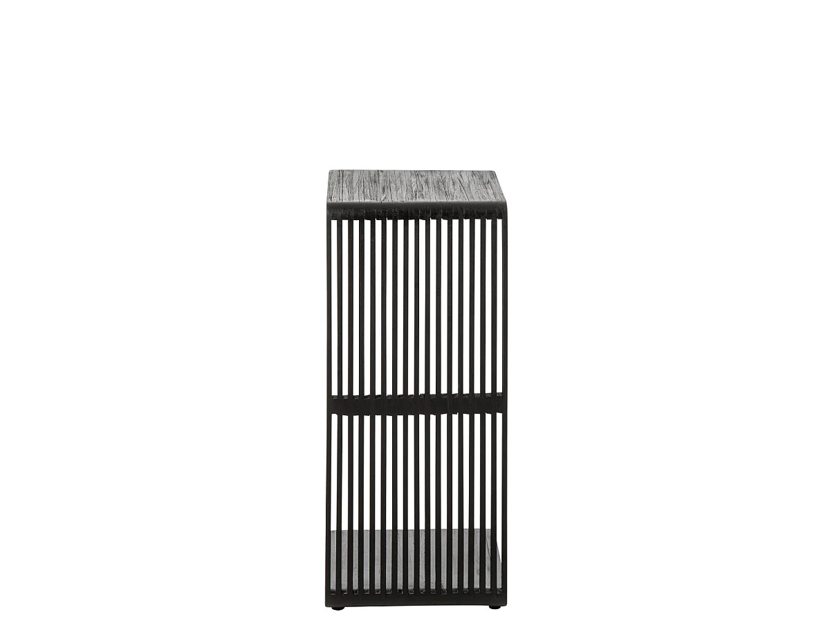 Table d'Appoint en Bois "Lars" 65cm Noir