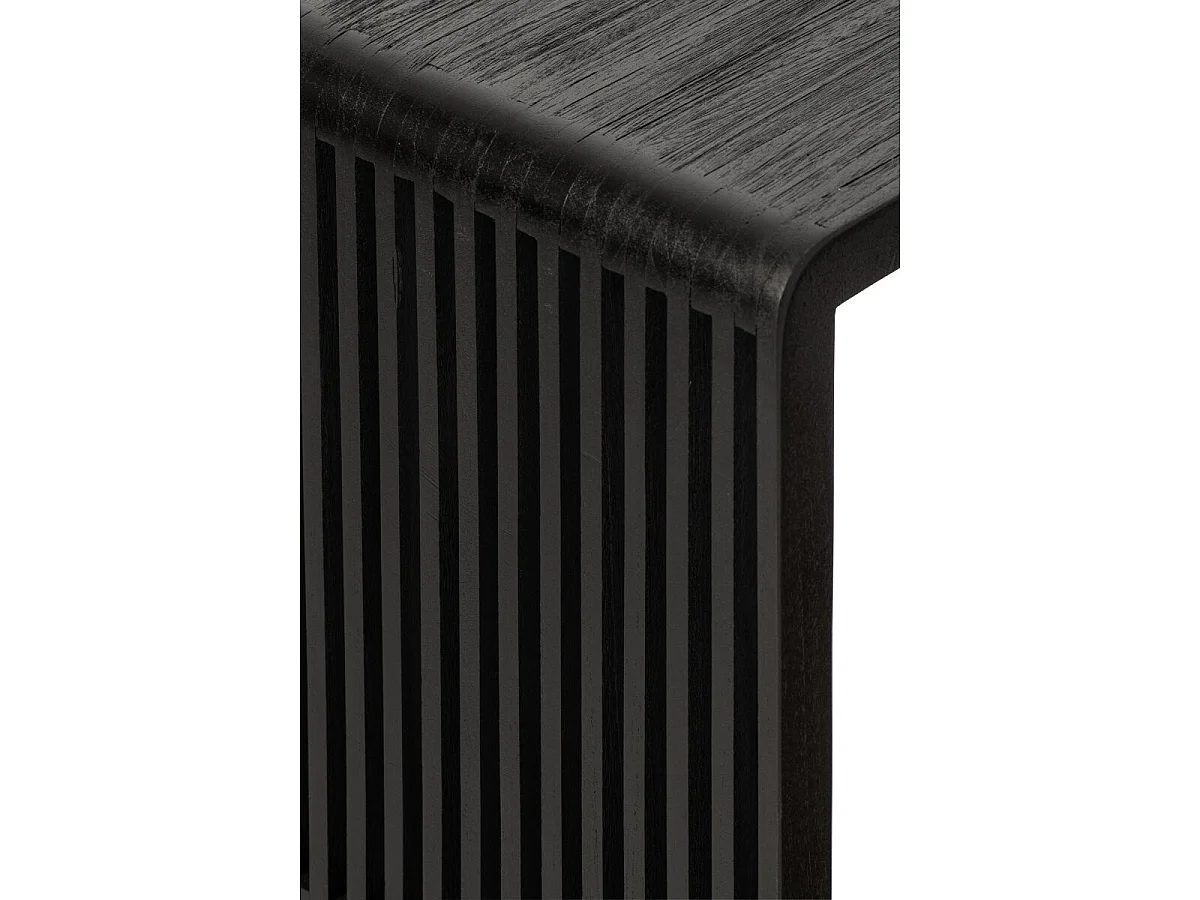 Table d'Appoint en Bois "Lars" 65cm Noir