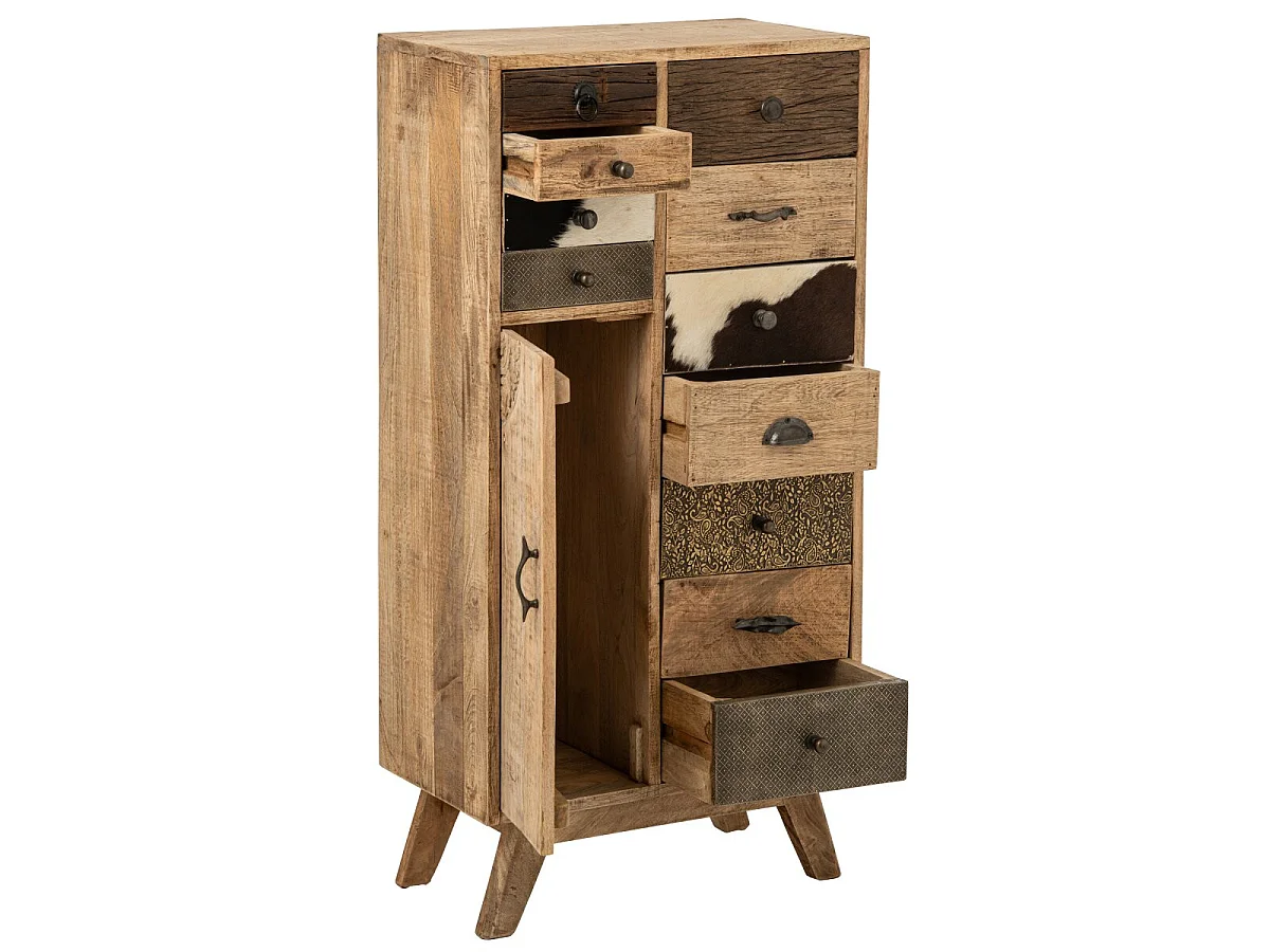 Commode à Tiroirs en Bois "Jonas" 110cm Naturel