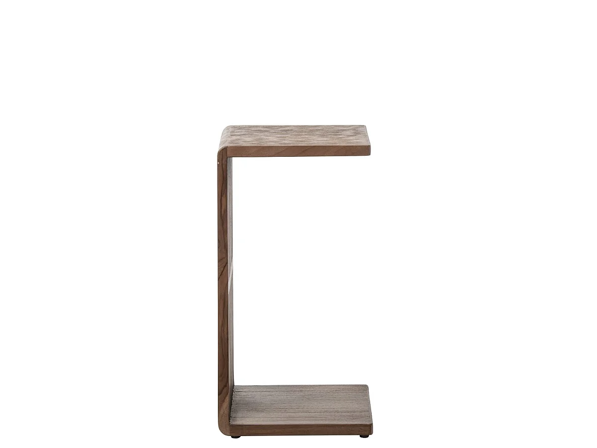 Table d'Appoint en Bois "Lars" 65cm Marron