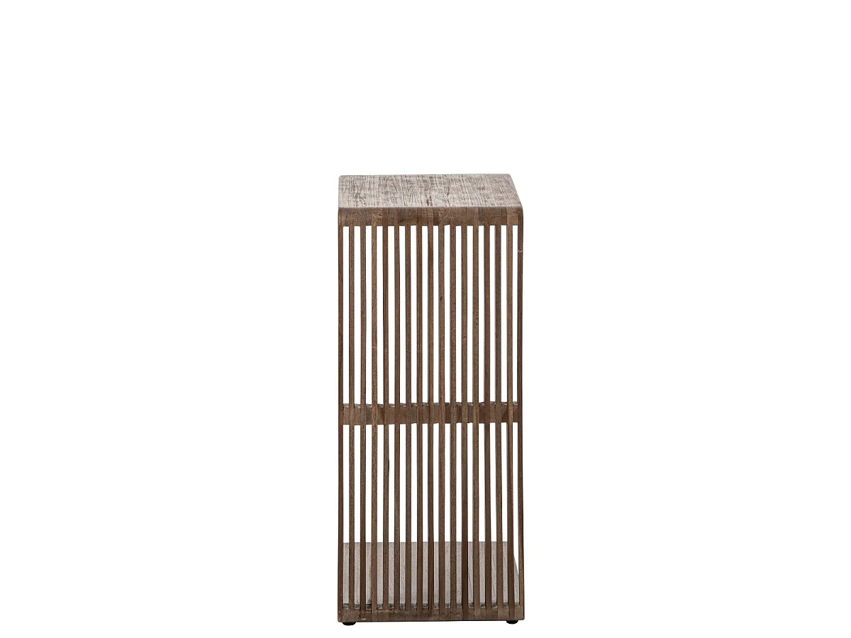 Table d'Appoint en Bois "Lars" 65cm Marron