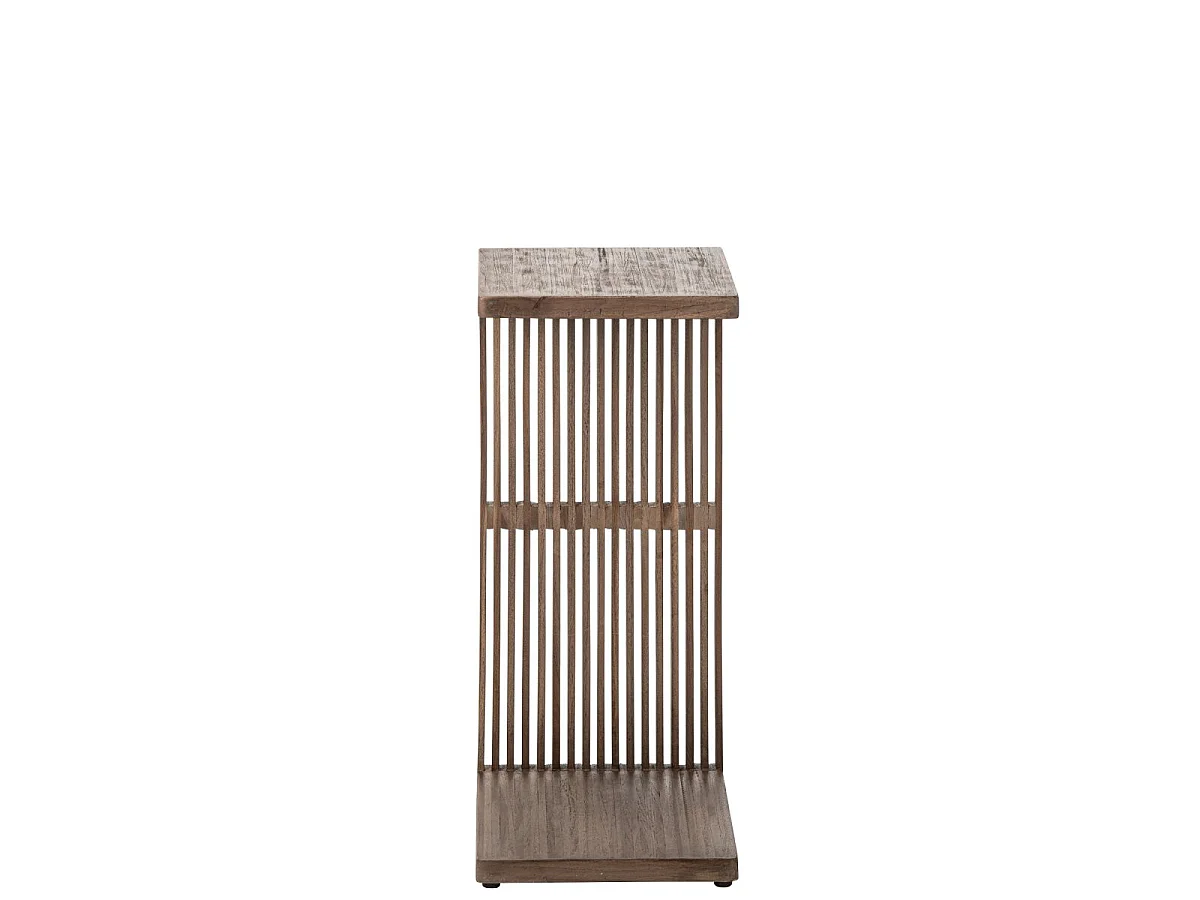 Table d'Appoint en Bois "Lars" 65cm Marron