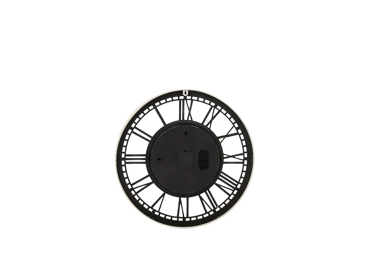 Table Basse Horloge "Brice" 64cm Blanc