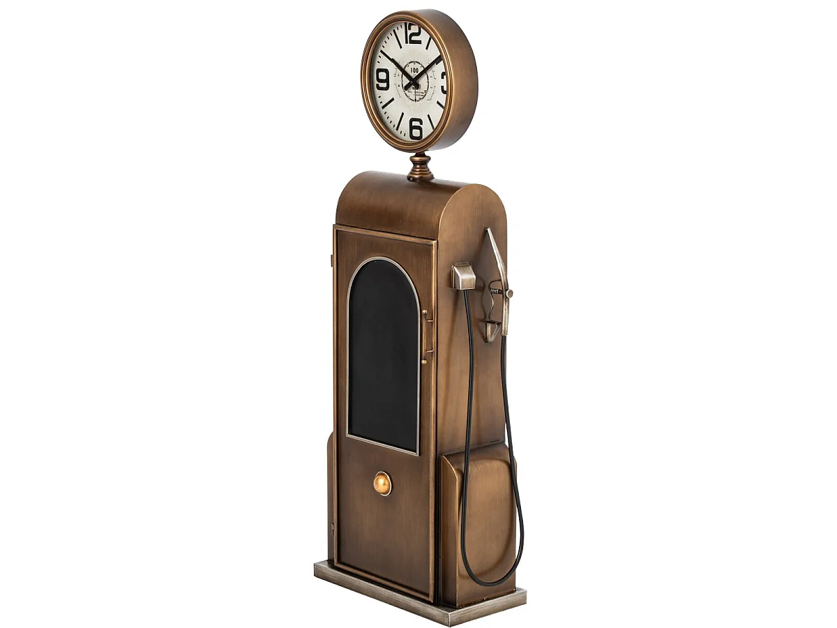 Horloge Comtoise en Métal "Zacharie" 137cm Doré
