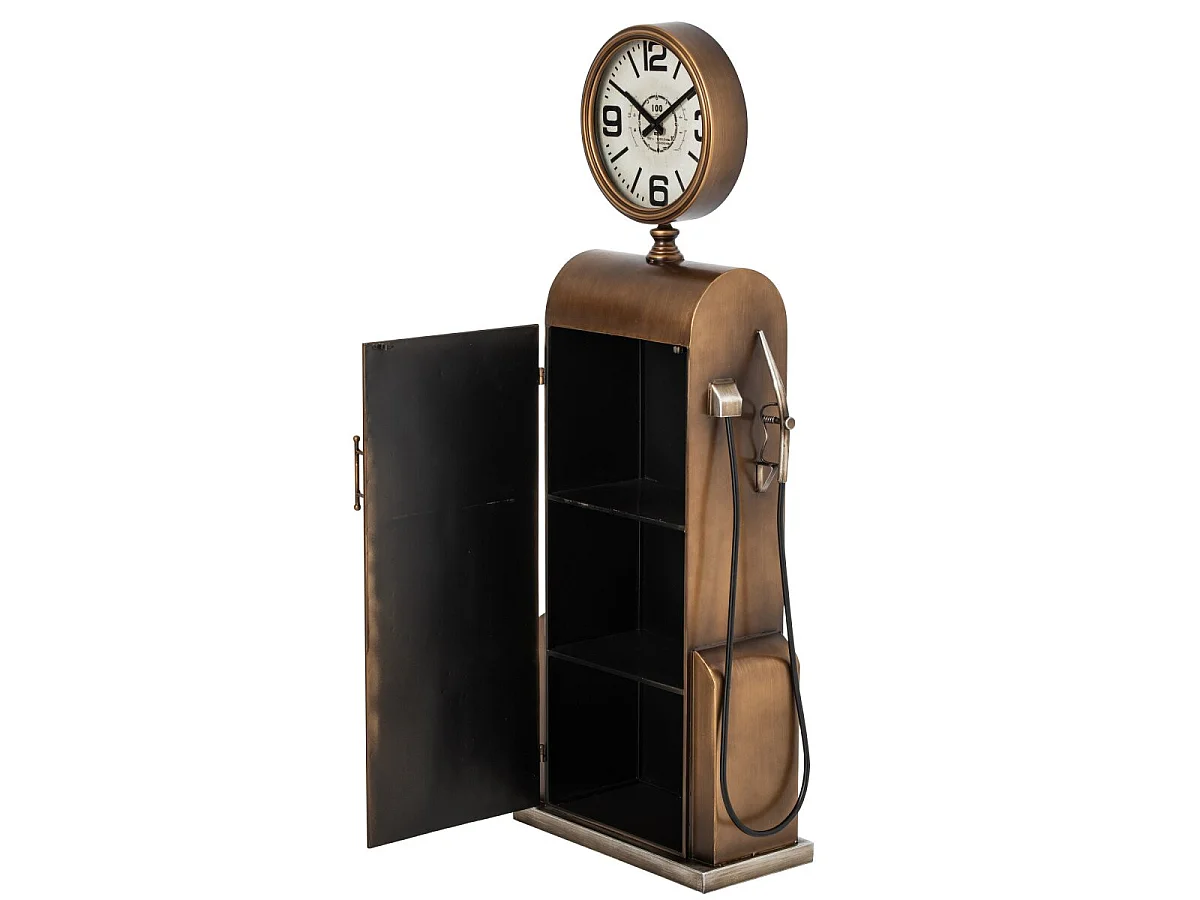 Horloge Comtoise en Métal "Zacharie" 137cm Doré