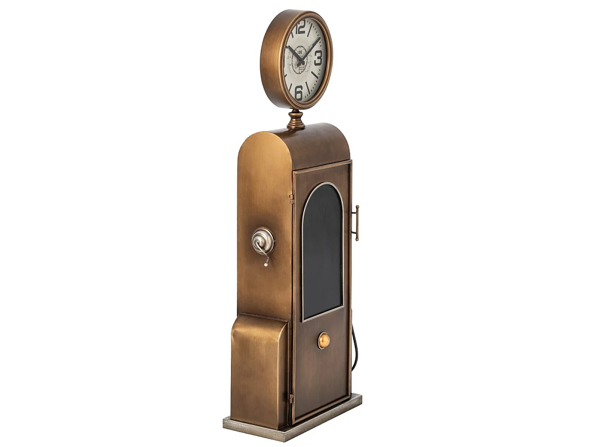 Horloge Comtoise en Métal "Zacharie" 137cm Doré