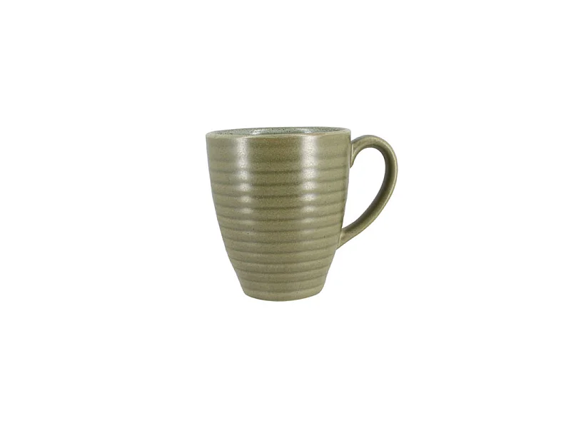 Novastyl - Lot De 6 Mugs Turbolino En Grès Vert 37cl