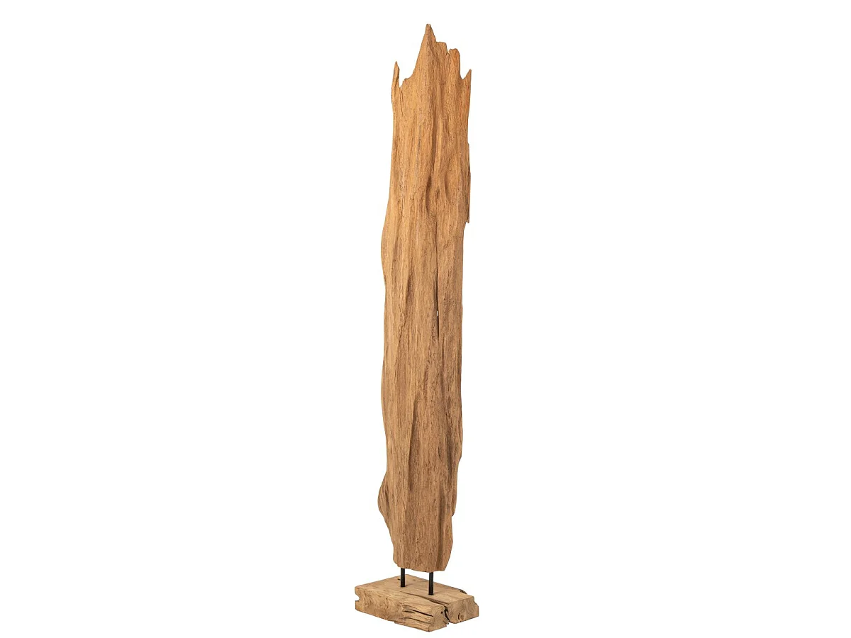 Sculpture Déco en Bois "Mira" 183cm Naturel