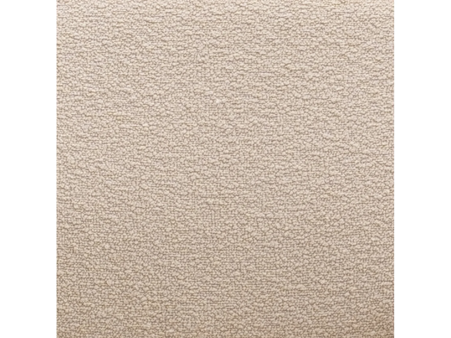 Lot de 2 chaises en bois foncé et tissu boucle beige BARBARA - HAPPY GARDEN