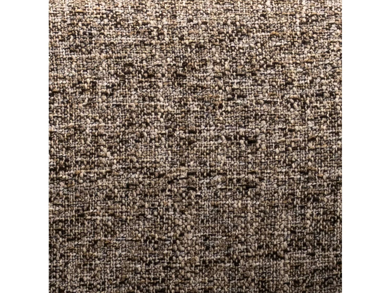 Pack de 2 sillas de madera con tinte nogal oscuro y tejido jaspeado taupe HOLLY