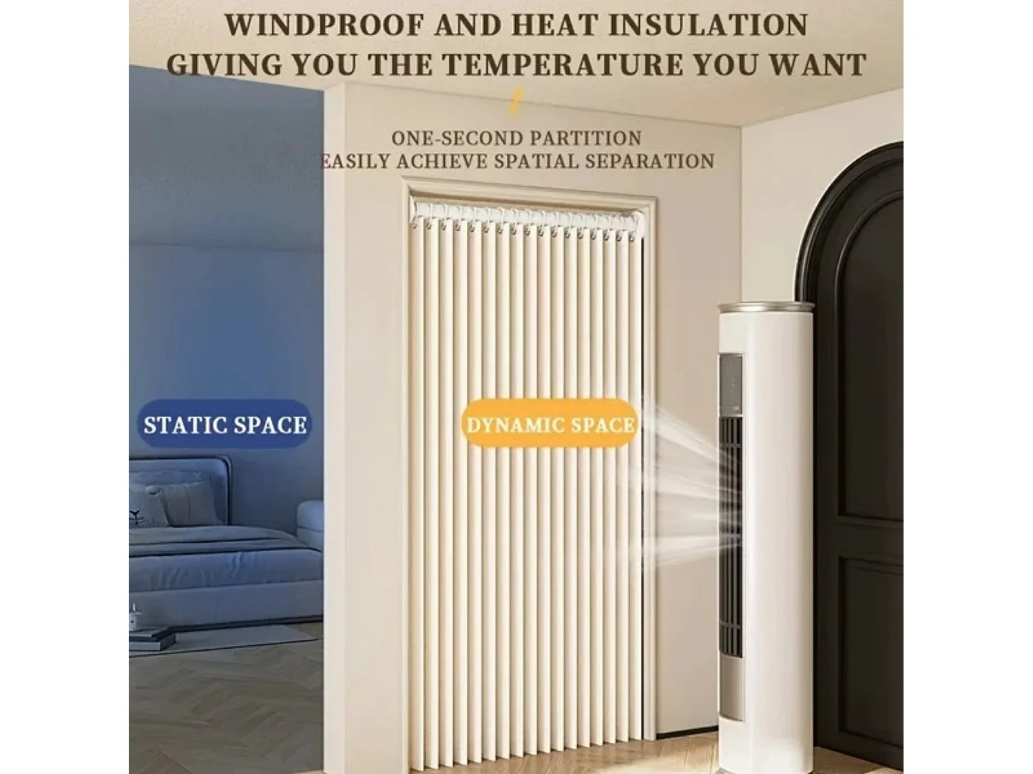 Rideau de porte pliant à rayures de style bohème, adapté au salon, à la chambre, à la cuisine, rideau de douche décoratif multifonctionnel, 100W*200H