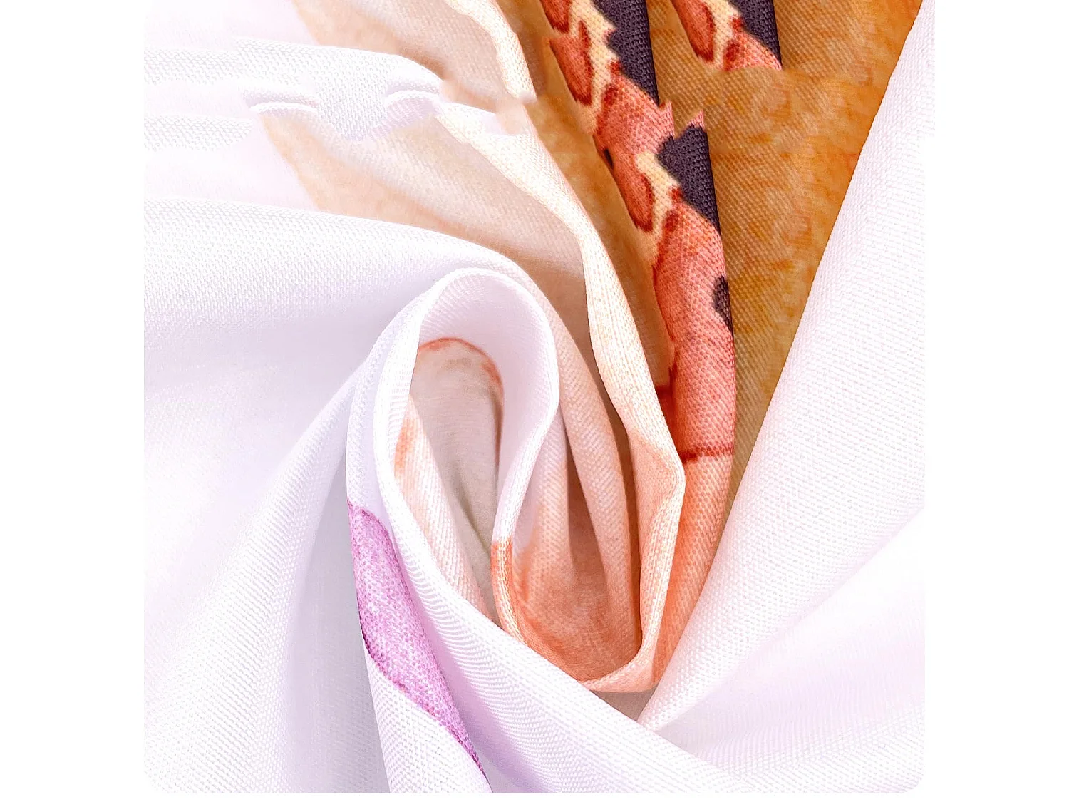 Rideau de douche fleuri, rideau de séparation de salle de bain en polyester imperméable et résistant à l'humidité, 180 cm x 180 cm