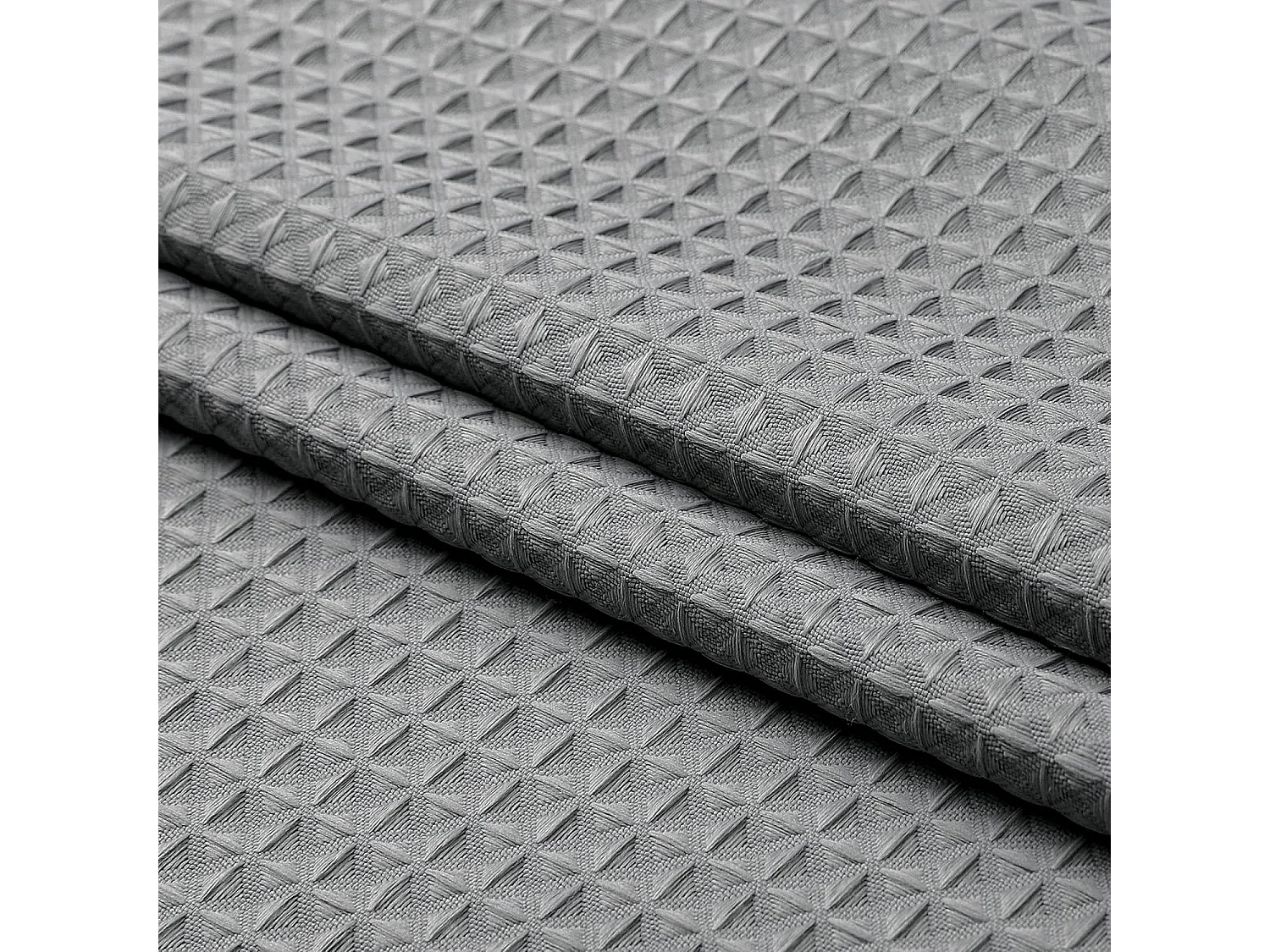 Rideau de douche gris pour salle de bain, tissu gaufré de luxe 230, rideau de douche déperlant simple et durable, 80 x 180 cm