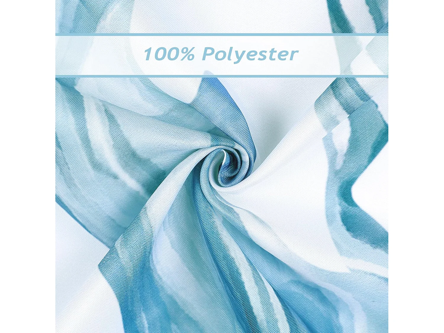180 x 180 cm Rideau de Douche Bleu Océan Méduse Nautique Marin - Tissu Polyester Anti Moisissure Imperméable Lavable - Salle de Bain  avec 12 Crochets