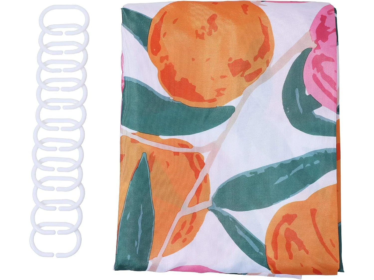 180*180cm, serviette de bain décorative en polyester rose pêche imperméable, rideau de douche pour salle de bain avec crochet, lavable en machine