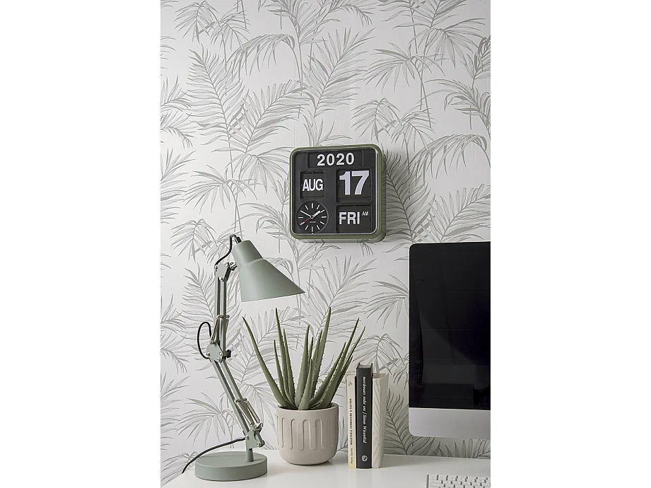Wandklok Mini Flip - Groen
