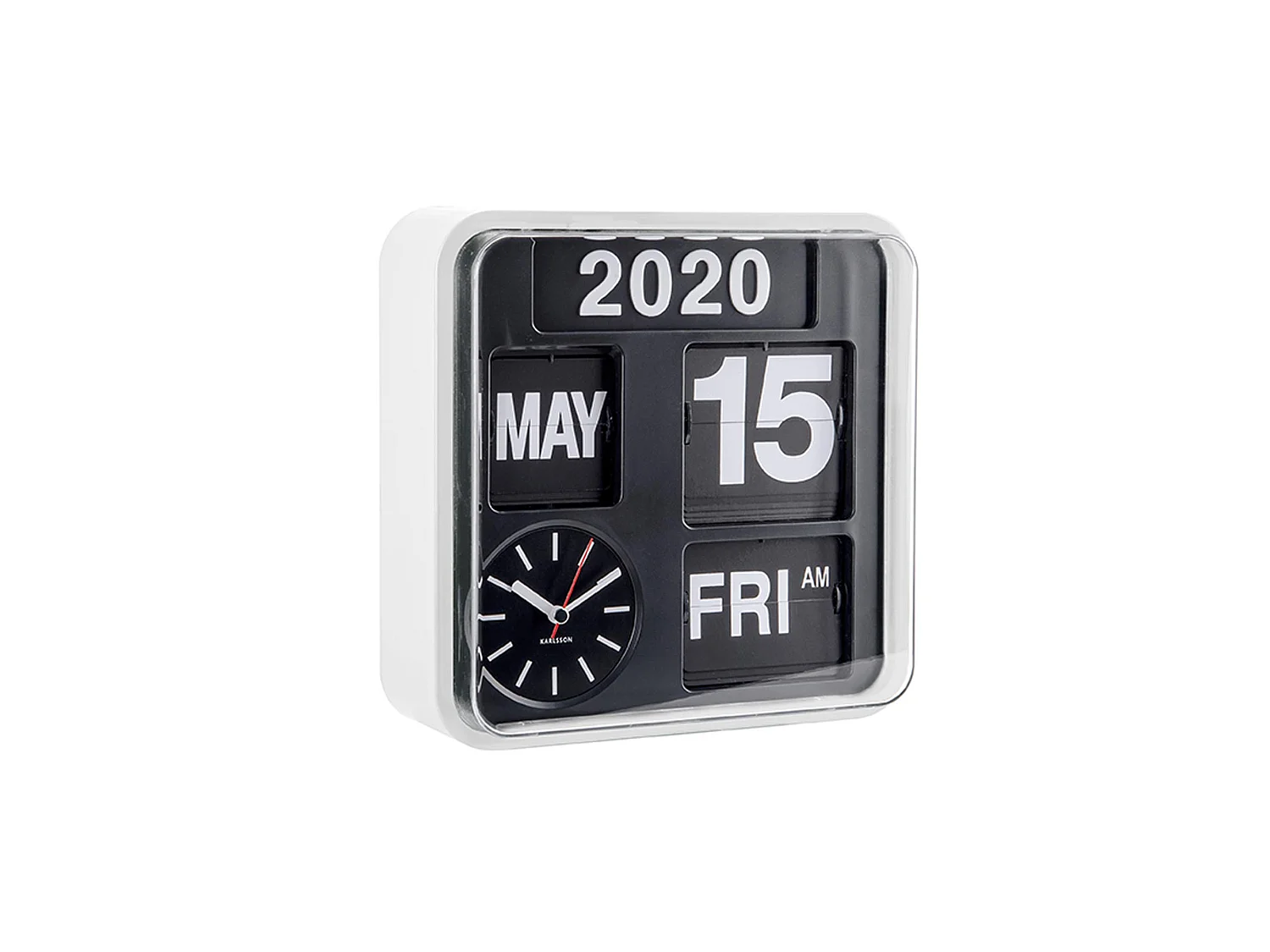 Reloj de plástico Mini Flip 24,5 cm Naranja