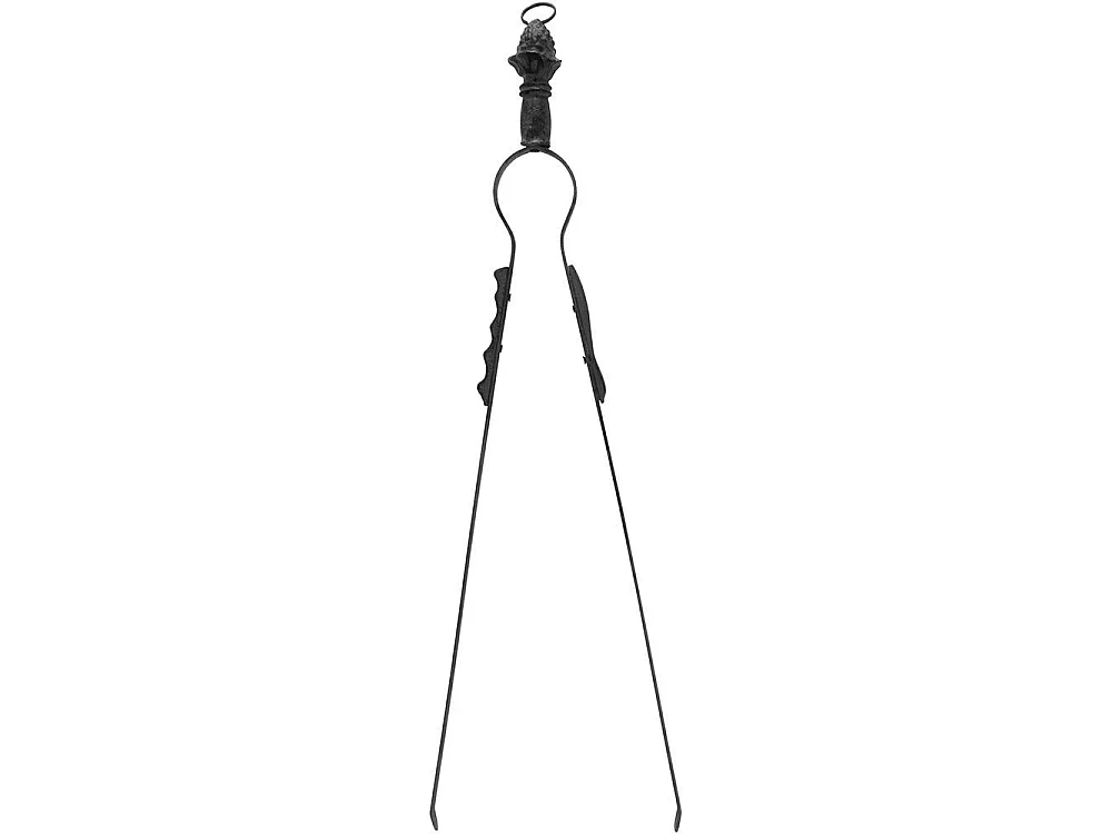 Set 4 accessoires de cheminée en fonte