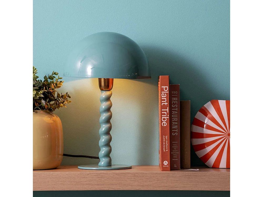 Leitmotiv - Tafellamp Prisa - Turquoise blue