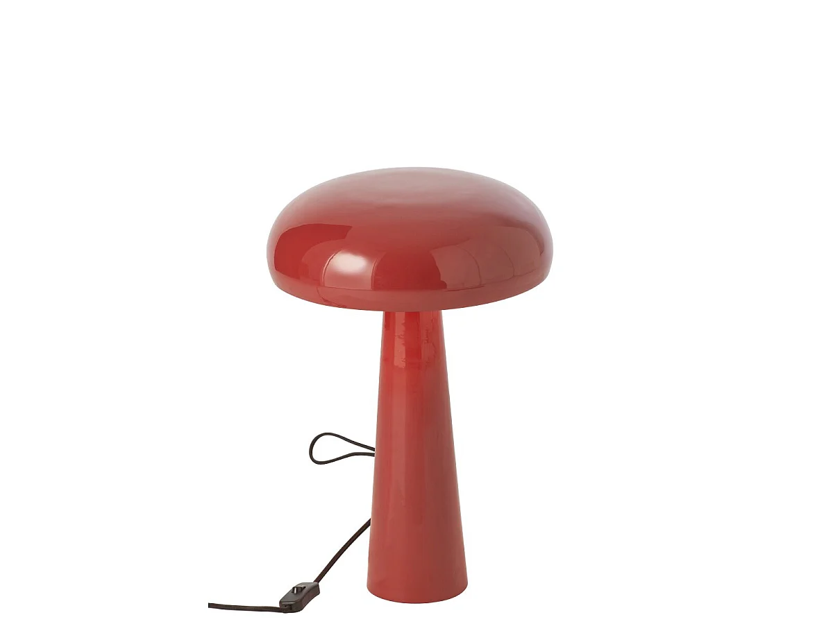Lampe à Poser en Métal "Mirko" 43cm Rouge