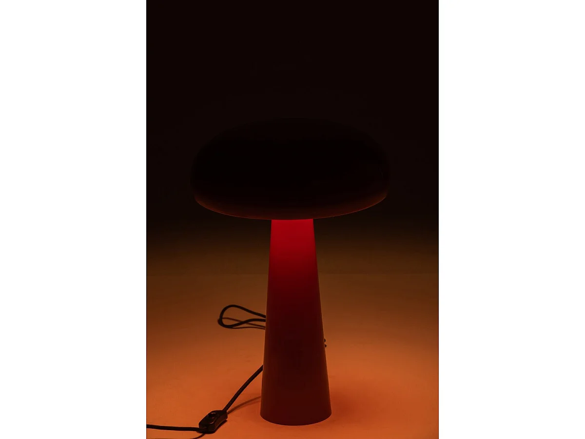 Lampe à Poser en Métal "Mirko" 43cm Rouge