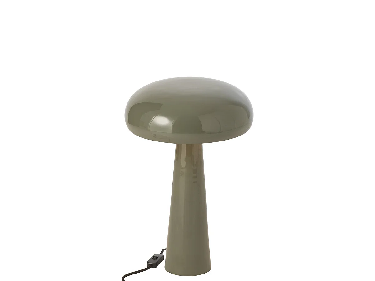Lampe à Poser en Métal "Mirko" 43cm Vert Olive