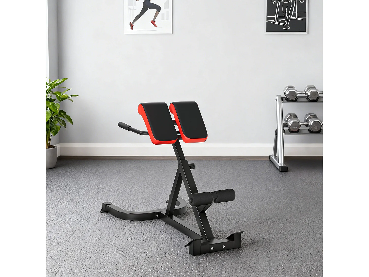 Banc de musculation réglable 5 niv. - banc lombaire - banc hyperextension