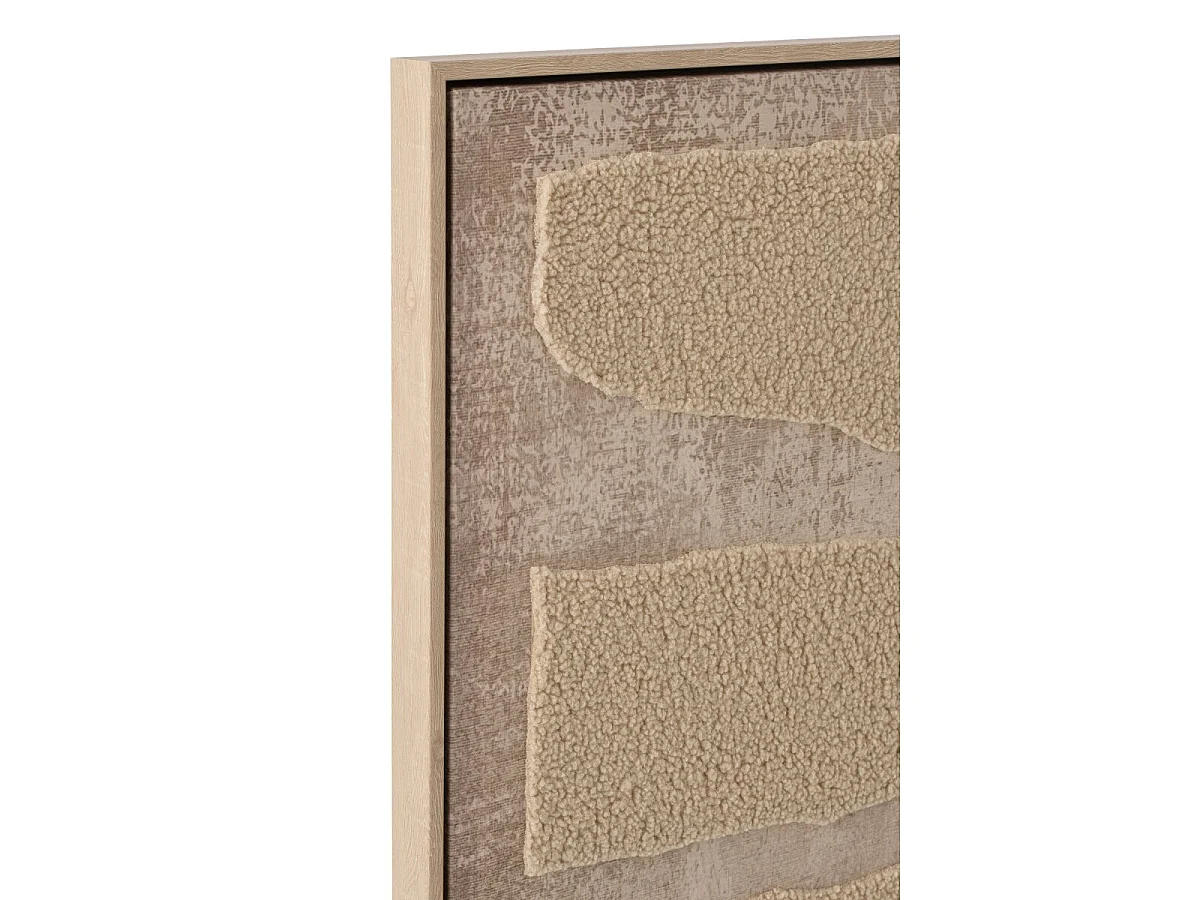 Tableau Déco Abstrait "Karl" 102x152cm Beige