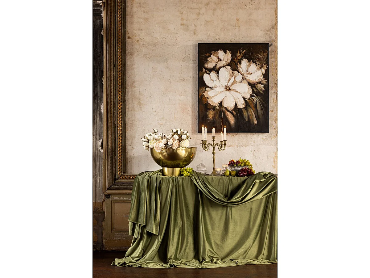 Chandelier 5 Branches "Colette" 42cm Vert Olive