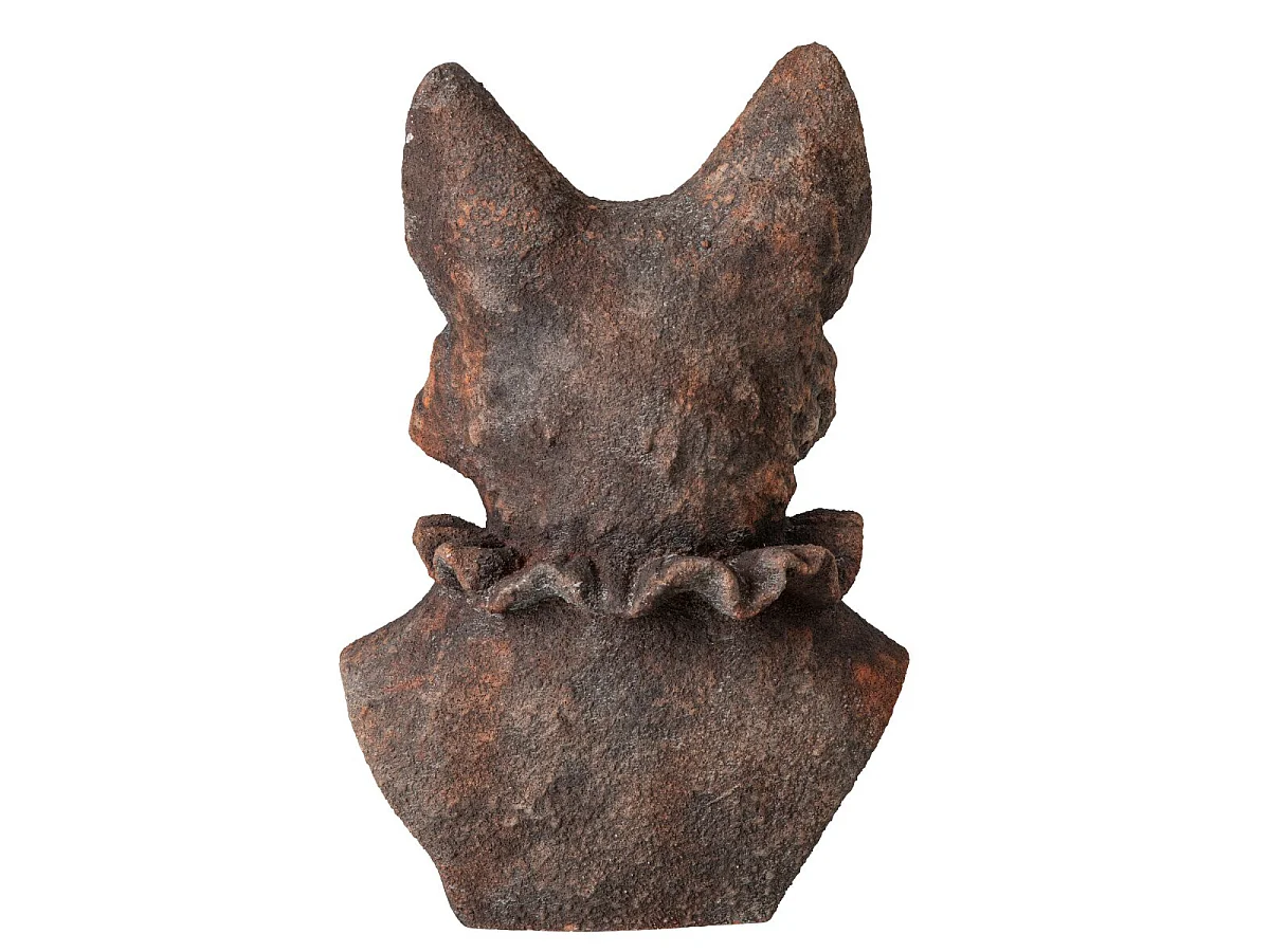 Buste de Renard Déco "Zeno" 38cm Marron