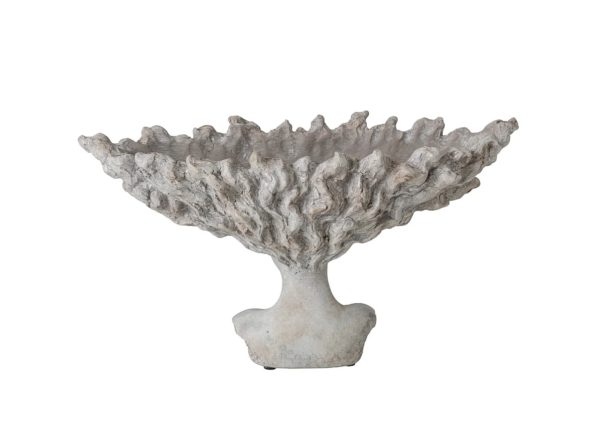 Tête Déco Corail en Résine "Saga" 52cm Beige
