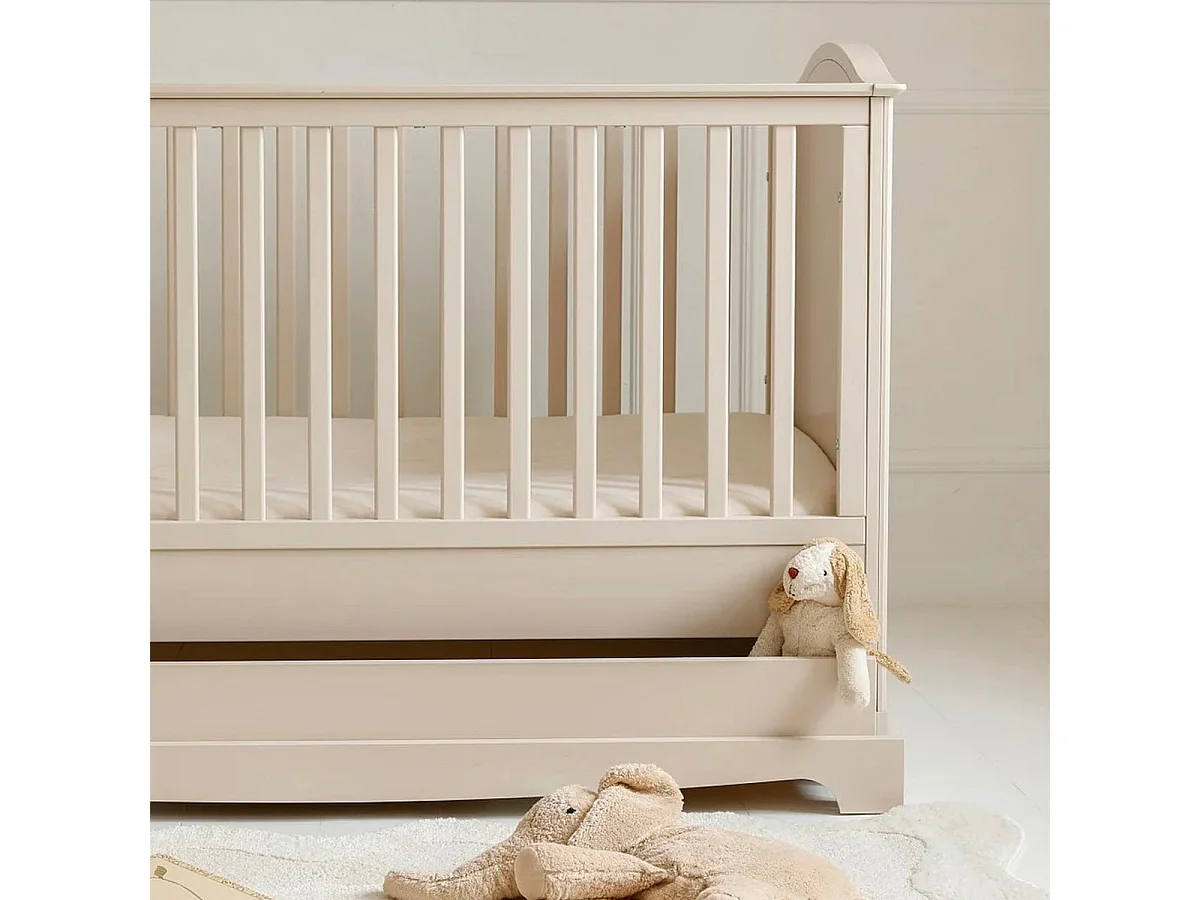 Meegroei ledikant 70x140 inclusief lattenbodem Bellamy Royal Beige