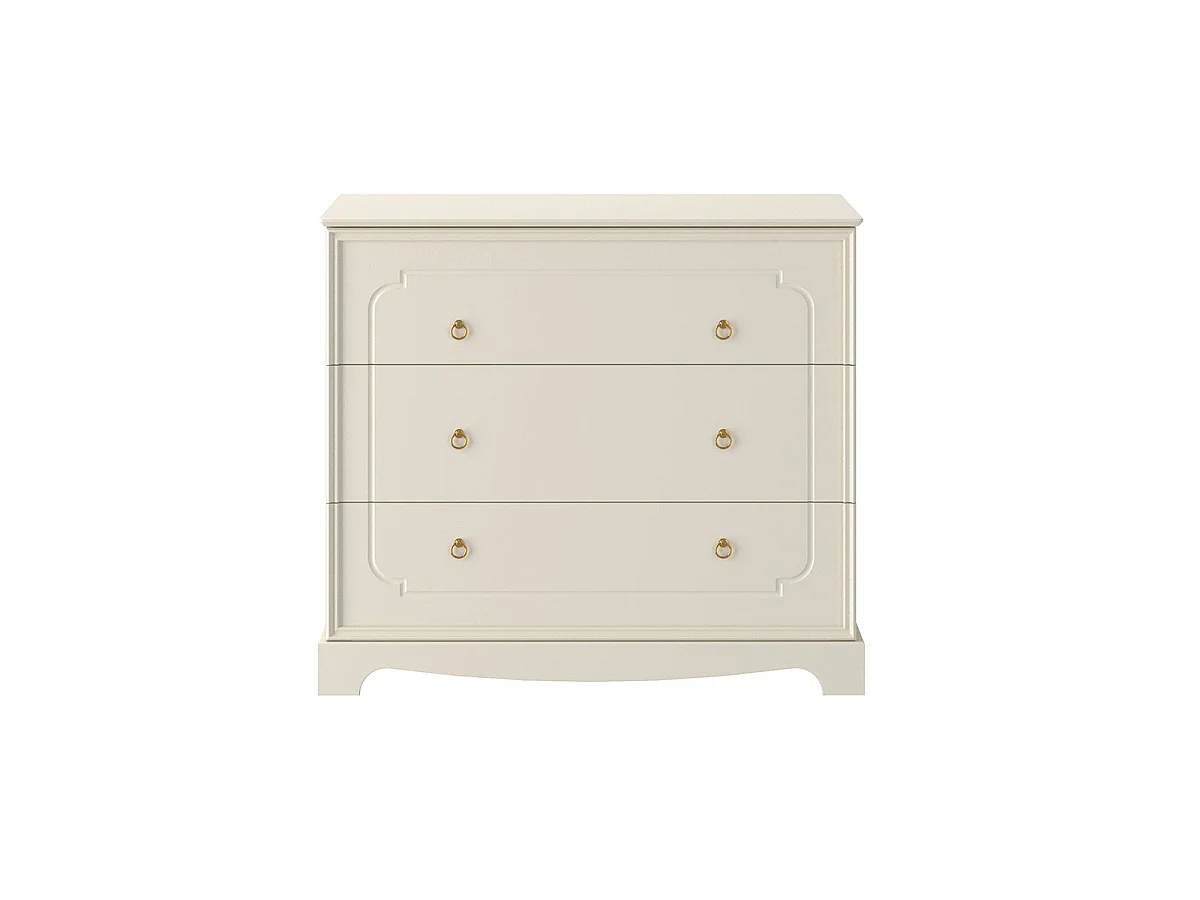 Lit évolutif 70x140 et commode 3 tiroirs Bellamy Royal Beige