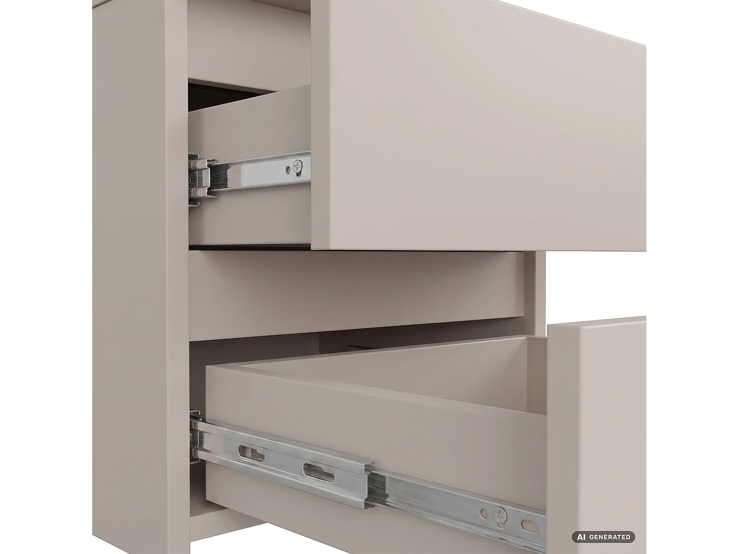 Table de chevet CL2 Cachemire 40 cm 2 tiroirs 40x35x40 cm