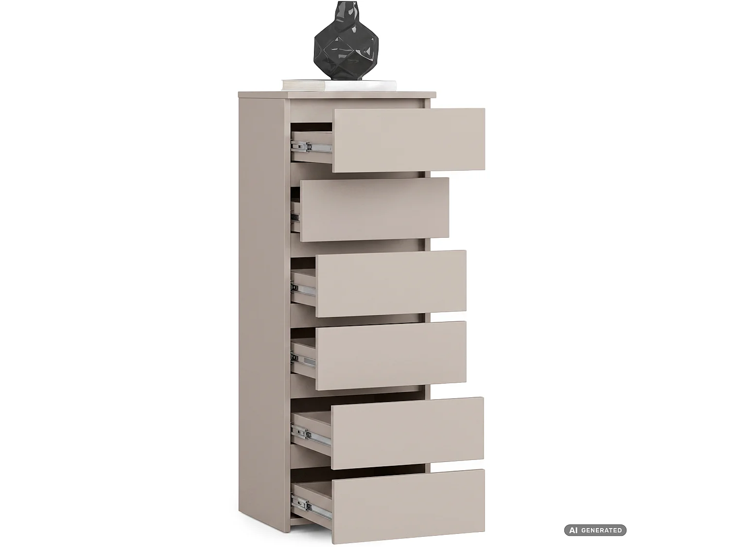Ladekast CL6 Kasjmier, 6 laden, 40x35x109 cm