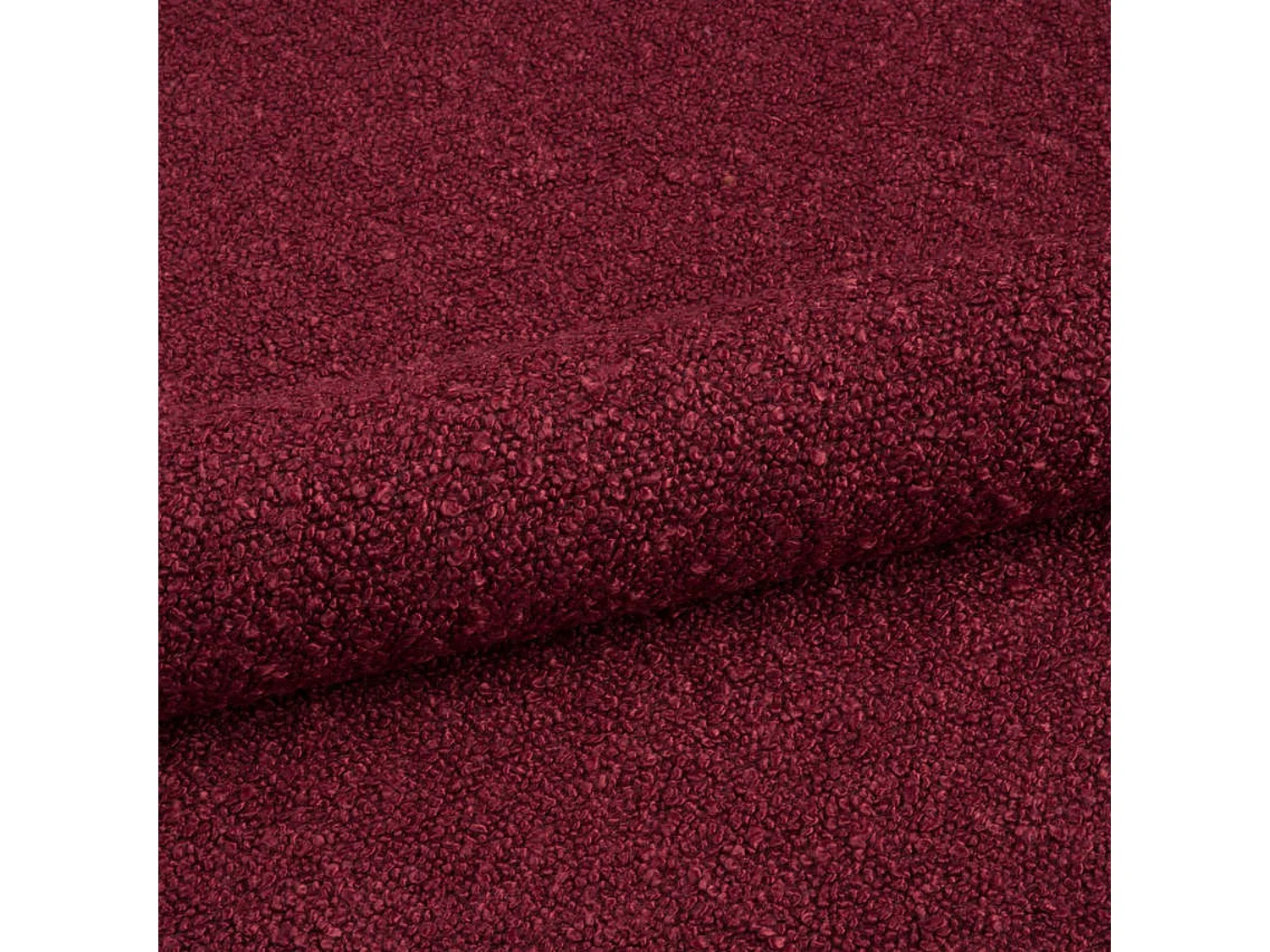 FURNISTAR Łóżko tapicerowane BAILEY z pojemnikiem na pościel| Bubble Bed 160x200|Łóżko dwuosobowe |Stelaż|Wygląd łóżka kontynentalnego|bez materaca-Bordowy