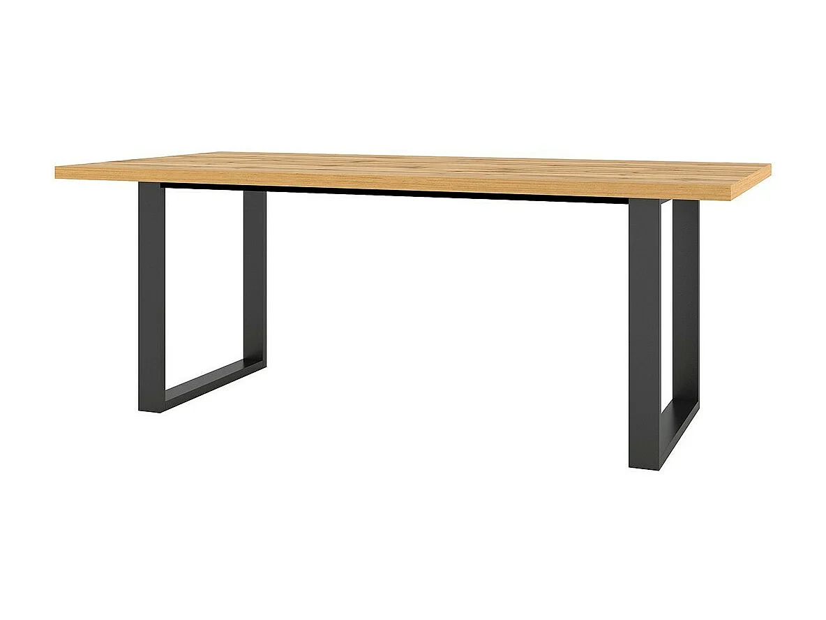 Tavolo 8 persone per sala da pranzo collezione MILO colore rovere.