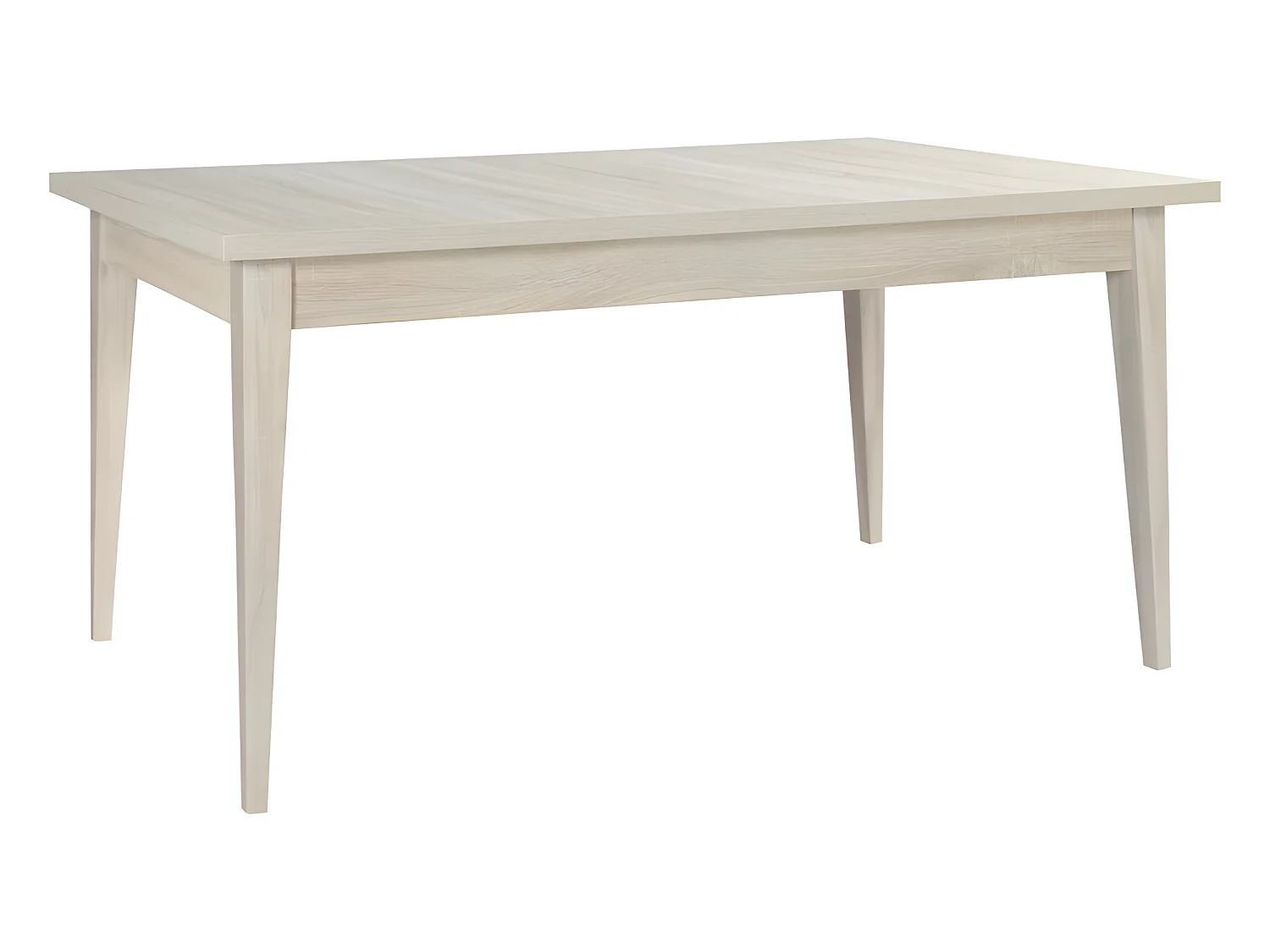 Table de salle à manger scandinave MALMO. Coloris chêne clair. Dimensions 180 cm