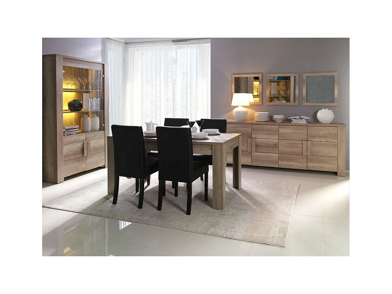 Mesa extensible 180-220 cm - Colección ROMI - roble claro